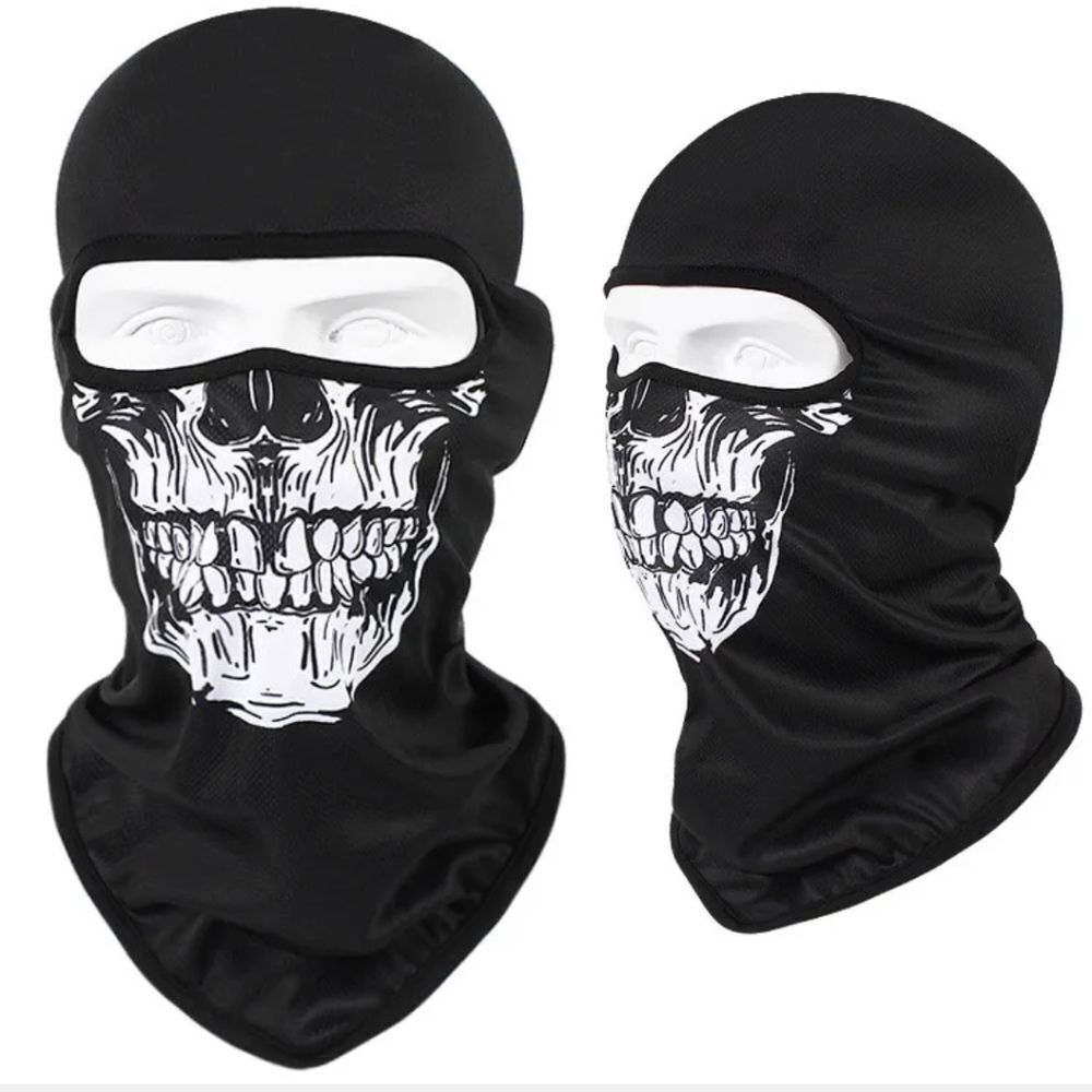 Tactical Skull Ghost Printed Full Face Mask Balaclava Halloween Ski Motorcycle
